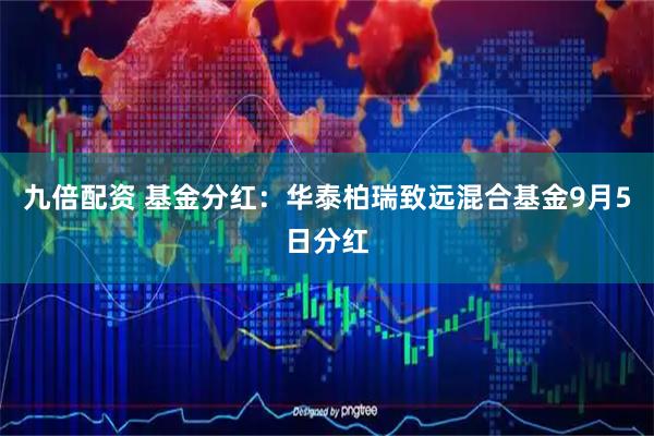 九倍配资 基金分红：华泰柏瑞致远混合基金9月5日分红