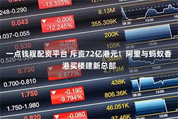 一点钱程配资平台 斥资72亿港元！阿里与蚂蚁香港买楼建新总部